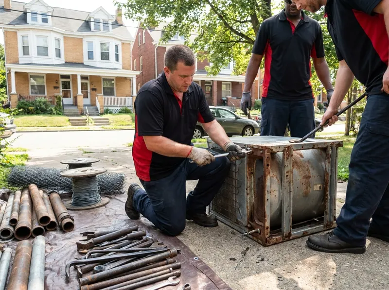 Hard-to-Recycle & Bulk Metal Clearing in Pittsburgh, PA