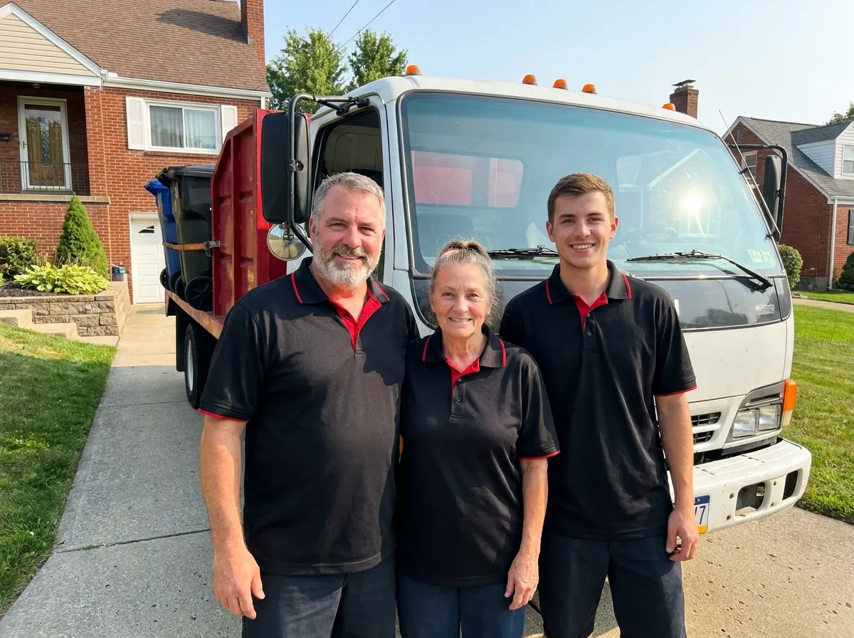 WastePilot Dumpster Rental garbage collection service team in Pittsburgh, PA
